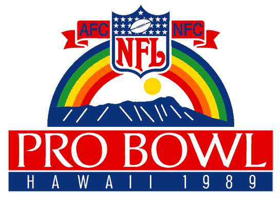 Pro Bowl 1989 Primary Logo t shirt iron on transfers